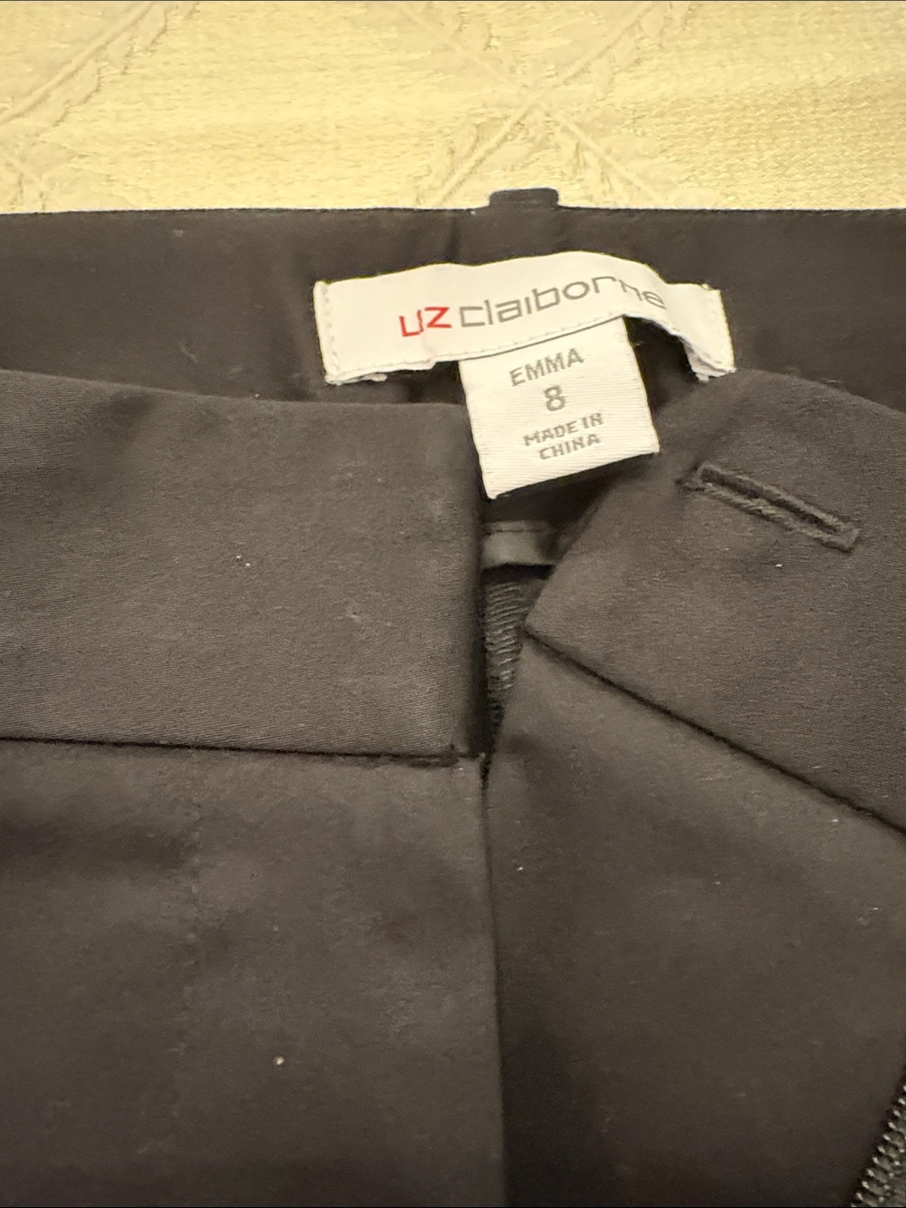 Liz Claiborne Black womens Dress Pants - Emma Style